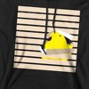 Peeps Easter Peeping Peep In Window With Blinds Adult Pull-Over Hoodie - 2 of 4