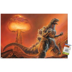 Trends International Godzilla: Comic - Nuclear Unframed Wall Poster Prints - 1 of 4