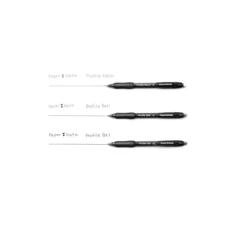 Paper Mate Profile 4pk #2 Mechanical Pencils with Eraser &#38; Refill 0.7mm Black, 3 of 11