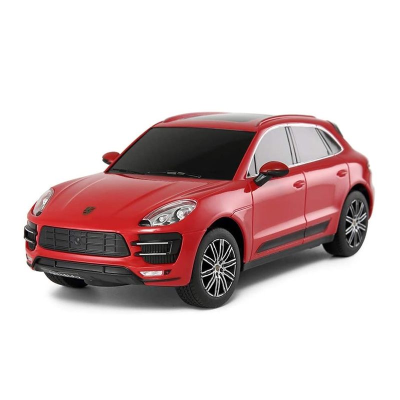 Link Ready! Set! Go! 1:24 Porsche Macan Turbo RC Remote Control Toy Car - Red, 2 of 4