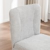ORRD Modern Beige Linen Dining Chairs Set of 2, Upholstered Side Chairs for Kitchen & Living Room - 2 of 4