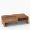 Gaoyangjiaju 51.1 Inch Wooden Coffee Table with LED Lights and Storage - 4 of 4