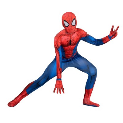 Spider-Man Kids' Iron Zentai Halloween Costume Jumpsuit L