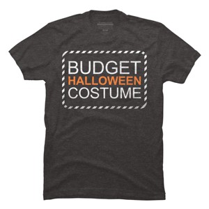 Men's Design By Humans Budget Halloween By rock3tman T-Shirt - 1 of 4
