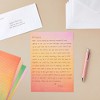 Paper Junkie 90 Piece Watercolor Stationery Paper and Envelopes Set for Letter Writing, Letter-Size, 60 Paper Sheets, 30 Envelopes - 2 of 4