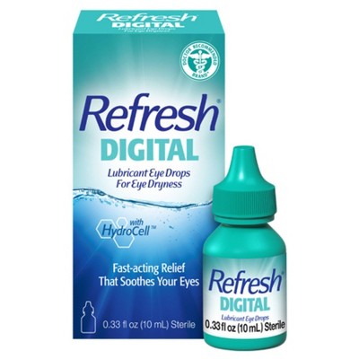 Refresh Digital Lubricant Eye Drops - 0.34 fl oz