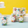 Juvale 24 Pack Small Mason Jar Shot Glasses Cup Mugs 4-Ounce with Metal Lid for Spices, Honey, Jam, Baby Food & Party Favors, Clear - 2 of 4