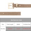 INSPIRE CHIC Women Rhinestone Bling Crystal Sparkly Diamond Shiny Soft Waist Belts 1Pc - 4 of 4