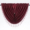 Kate Aurora Lux Living Complete 9 Piece Semi Sheer Rod Pocket Window Curtain & Valance Set - 2 of 4