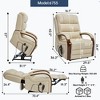 FONTOI Accent Chair with Side Pockets, Recliner Chair with Comfortable Back&Wood Armrests, Beige, 36.23"*42.52"*29.53" - 3 of 4