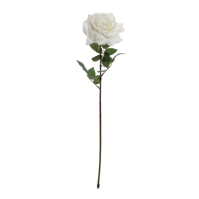 Floral Home 30" White Queen Anne Rose - 12-Piece
