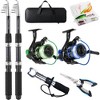 Probe Hues 2PCS Telescopic Fishing Rod and Reel Combo with Accessories - 2 of 3