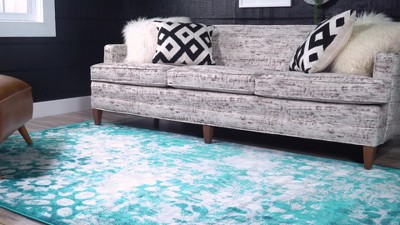 Larvotto Sofia 6'1" x 9' Reversible Gray Indoor Area Rug