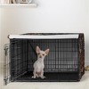 Sweet Jojo Designs Girl Dog Crate Kennel Cover 24in. Boho Floral Wildflower Black and Orange - 2 of 4
