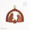 Nambé Nativity Collection Holy Family Set - Rich Acacia Wood & Gold Accents, Celebrate Christmas Traditions - 4-Piece Seasonal Display - 4 of 4