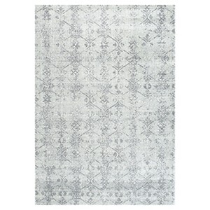 Sterling Gray Solid Loomed Area Rug - (4