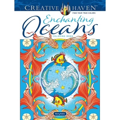 Creative Haven Legendary Mermaids Coloring Book - (adult Coloring Books:  Fantasy) By Marty Noble (paperback) : Target