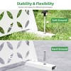 Dovelina Outdoor Freestanding Metal Privacy Screen Decorative Garden Fence - 4 of 4