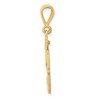 Black Bow Jewelry 14k Yellow Gold, Athletic Collection Medium Polished Number 23 Pendant - 2 of 4