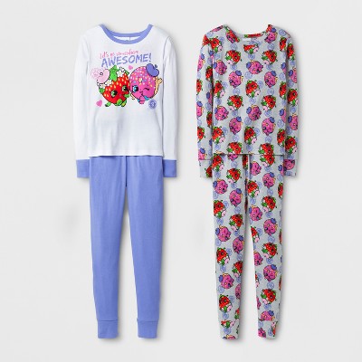 Shopkins Girls Pajama Set - White 4
