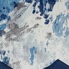 RLF Home Storm Petticoat 3" Rod Pocket Lining Luxurious and Elegant Window Treatment Valance 50" x 15" Blue - 4 of 4