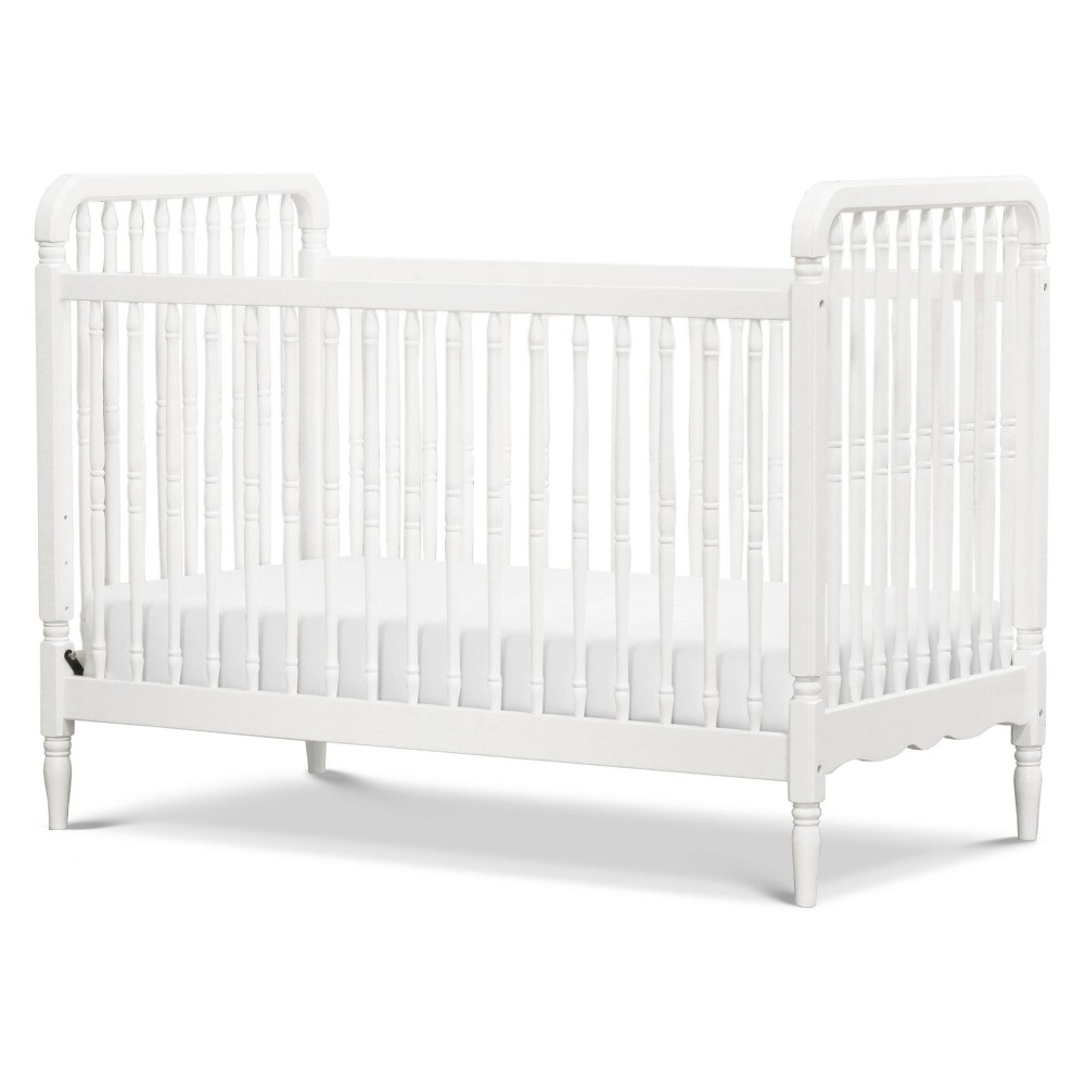 Namesake Liberty 3-in-1 Convertible Spindle Crib with Toddler Bed Conversion Kit - Warm White -  53249508