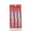 Dura Culina® 3-Piece Christmas Holiday Paring Knife Set with Blade Guards, Great Gift Set! - 2 of 4