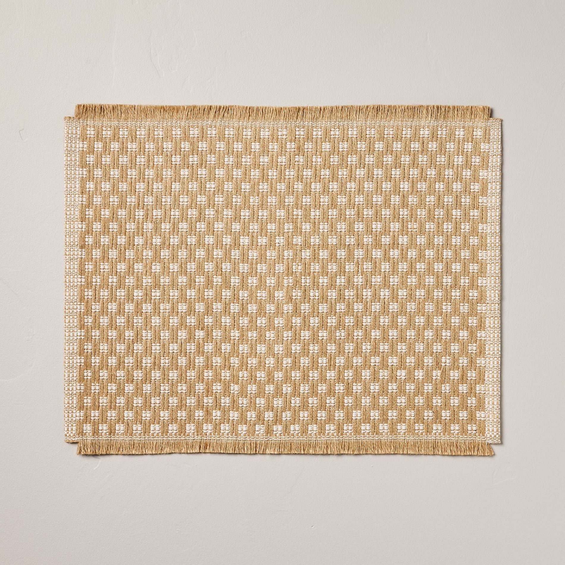 19" Patterned Placement Tan/Sour Cream - Hearth & Hand™ with Magnolia