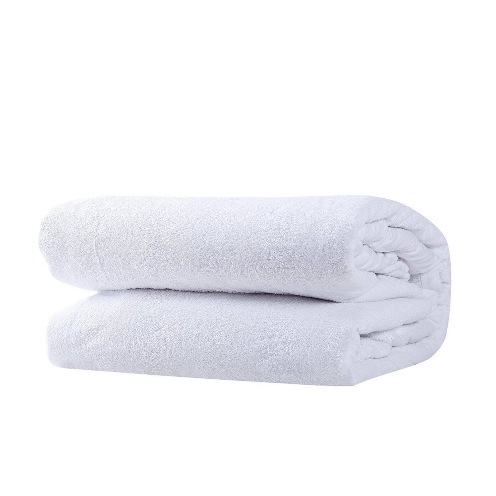 King Premium Waterproof Hypoallergenic Mattress Protector - London Fog: Cotton Blend, Microplush, Machine Washable