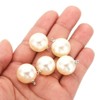 Unique Bargains Plastic Bulk Elegant DIY Crafts Jewelry Making Pearl Pendant 100 Pcs - 3 of 4