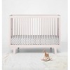 Bacati - Mustache Gray Muslin 100 percent Cotton Universal Baby US Standard Crib or Toddler Bed Fitted Sheet - 4 of 4