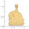Black Bow Jewelry 10k Yellow Gold Miami Redhawks NCAA Large Pendant - 2 of 3