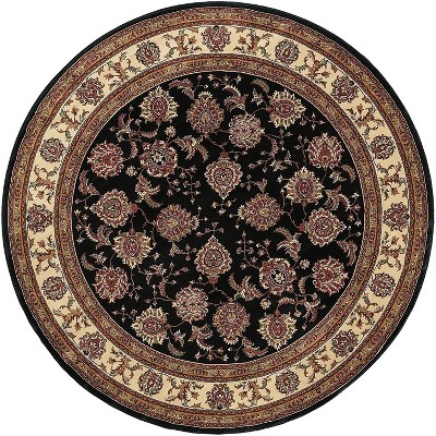 Oriental Weavers Ariana 117D3 Brown/ Ivory Indoor Area Rug - 6' Round