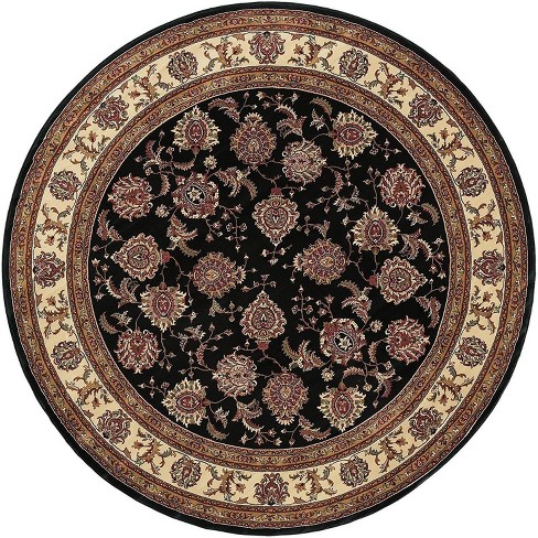 Oriental Weavers Ariana 6' Round Machine Woven Rug In Brown : Target