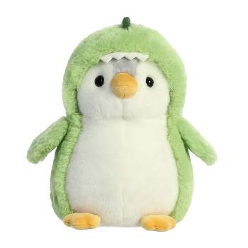 Aurora PomPom Penguin 7" Dinosaur Costume Green Stuffed Animal