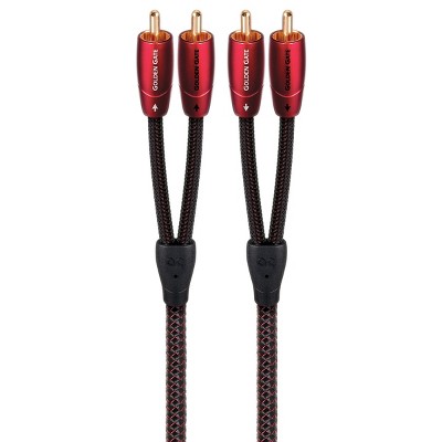 AudioQuest Golden Gate RCA to RCA Analog Interconnect Cable - 0.6 meters