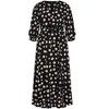 Women's Plus Size Jolene Print Maxi Dress - black | CITY CHIC - 3 of 4