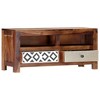 vidaXL TV Cabinet Brown Solid Sheesham wood 35.4 x 11.8 x 15.7 in - 2 of 2