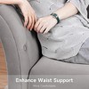 Whizmax Gray Velvet Upholstered Chaise Lounge with Rolled Arm, Upholstered Sofa Recliner Lounge Chair for Bedroom Living Room - 3 of 4