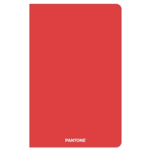 BrownTrout 192pg Lined Journal 8.5"x5.33" Pantone Festive Red: Hard Cover, Elastic Closure, Ribbon Marker, Pocket - 1 of 3