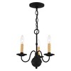 Livex Lighting Heritage 3 - Light Chandelier in  Black - 4 of 4