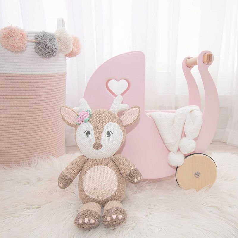 Living Textiles Baby Stuffed Animal - Fiora Fawn, 3 of 5