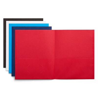 Staples 2-Pocket Folder Assorted Colors 13366