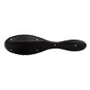 Bass Brushes Imperial Collection - Shine & Condition Hair Brush 100% Premium Natural Boar Bristles FIRM High Polish Acrylic Handle Full Oval Black - 2 of 4