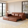 Whisen Faux Leather Convertible Sleeper Sofa & Multi-Functional Sofa Bed, Premium Comfort & Versatile Design - 2 of 4