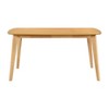 NicBex Dining Table Farmhouse Style Wood Rectangle Dining Table Wooden Dining Room Kitchen Furniture - 3 of 4