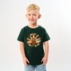 SmileyWorld Gobble Gobble Circle - Youth Short Sleeve Graphic T-Shirt and Toddler Short Sleeve Graphic T-Shirt - 3 of 4