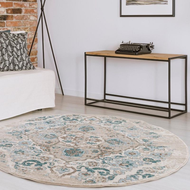 Luxe Weavers Victoria Collection Floral Area Rug, 1 of 7
