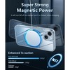 BONGEEK for iPhone 15 Case Support Magnetic Charging Military Grade Drop Protection Anti Yellowing | Rugged Shockproof (Clear) - 3 of 4