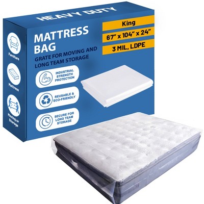 Continental Sleep, Mattress Bag for Moving & Storage, Heavy-Duty Mattress-Protector Cover, Waterproof Mattresses Storage Bags